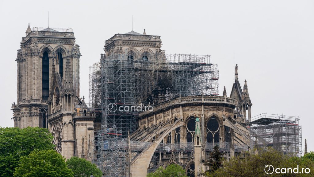 Catedrala Notre Dame afectata de incendiu